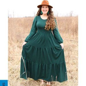 Emerald Tiered Maxi